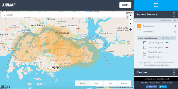 drone nfz map