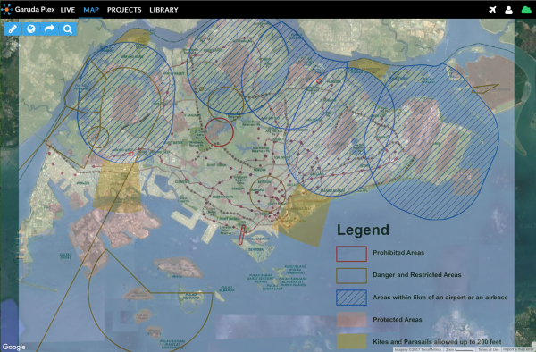 drone nfz map