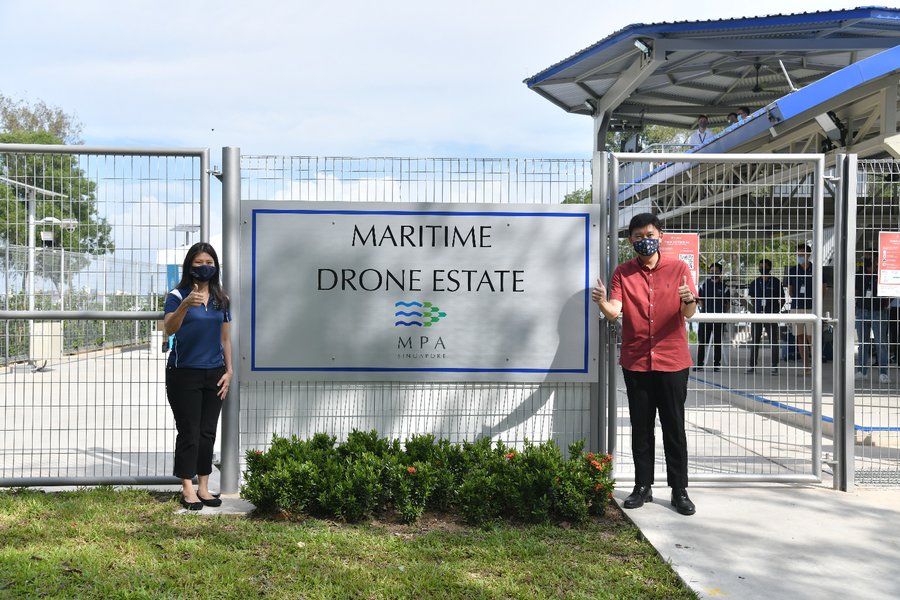 Drone Testing at Maritime Drone Estate